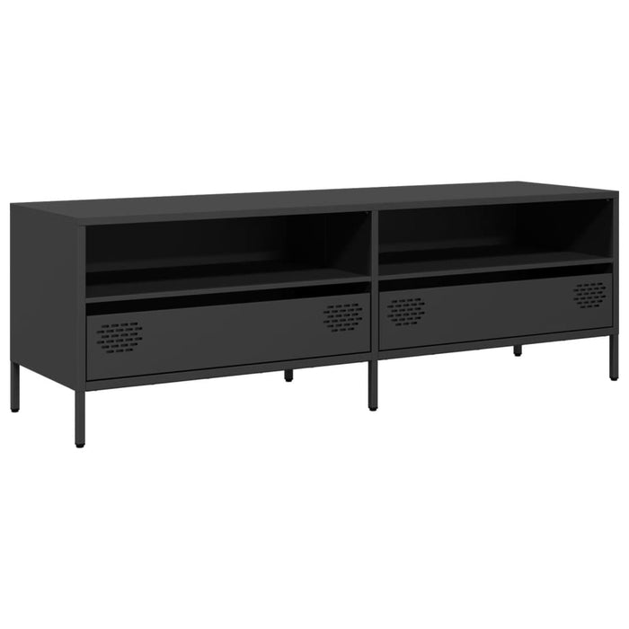 Tv Cabinet Black 135X39X43.5 Cm Cold-Rolled Steel Npotta