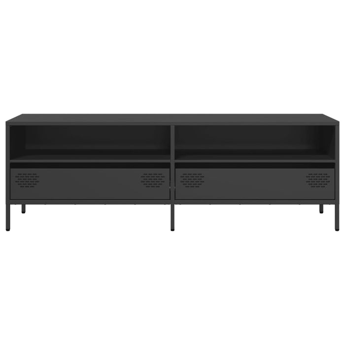 Tv Cabinet Black 135X39X43.5 Cm Cold-Rolled Steel Npotta