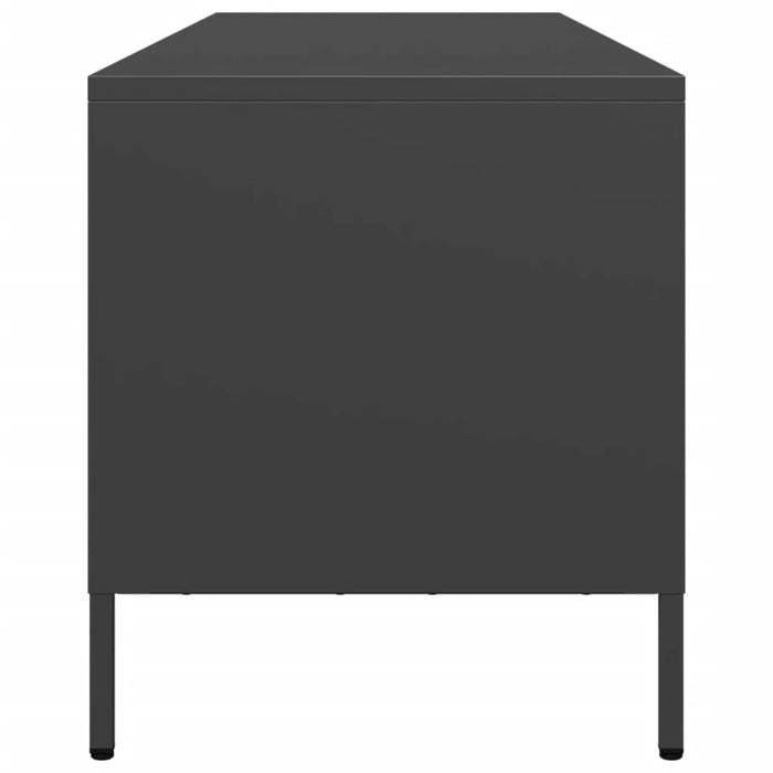 Tv Cabinet Black 135X39X43.5 Cm Cold-Rolled Steel Npotta