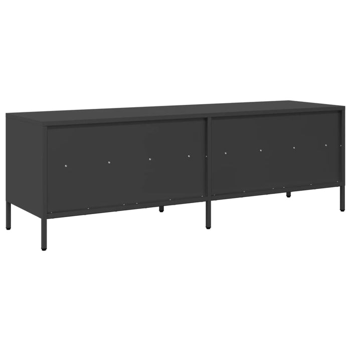 Tv Cabinet Black 135X39X43.5 Cm Cold-Rolled Steel Npotta