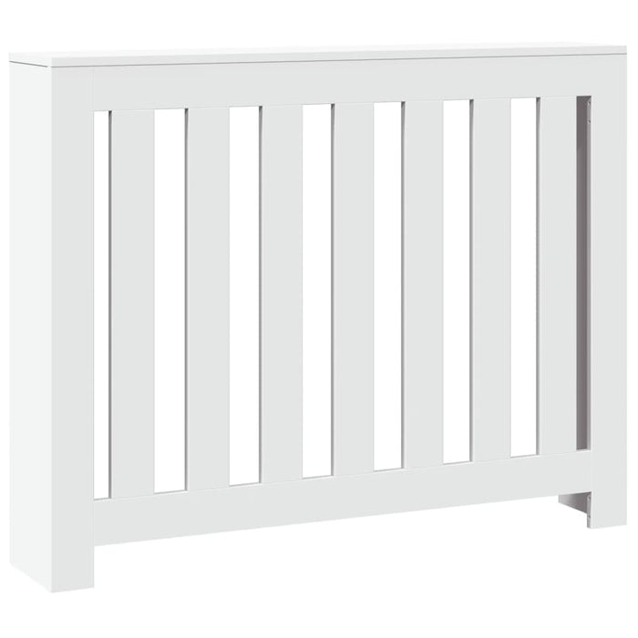 Radiator Cover White 104X20X82 Cm Engineered Wood Npxitp