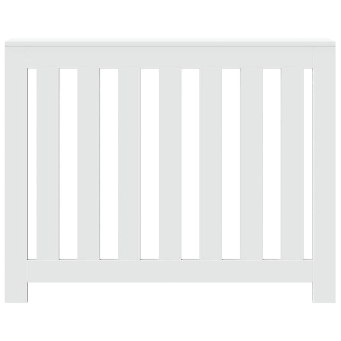 Radiator Cover White 104X20X82 Cm Engineered Wood Npxitp