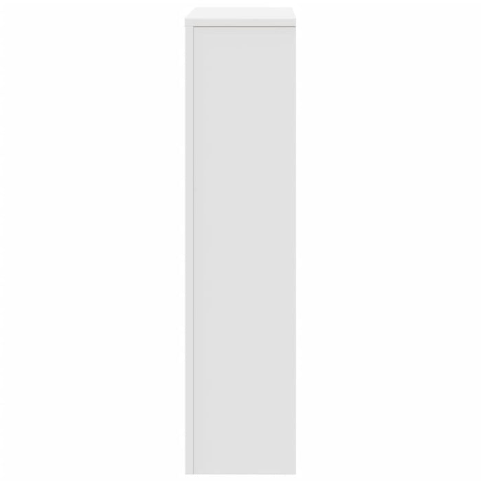 Radiator Cover White 104X20X82 Cm Engineered Wood Npxitp