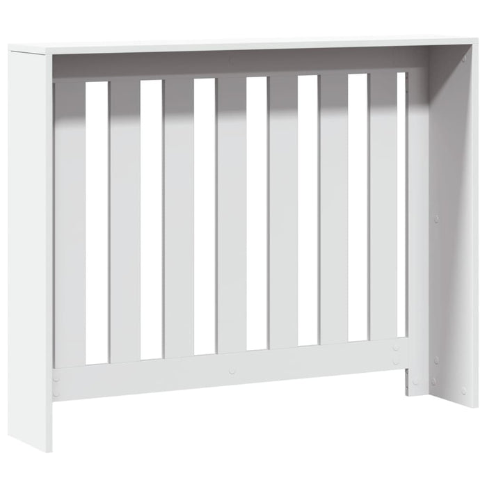 Radiator Cover White 104X20X82 Cm Engineered Wood Npxitp