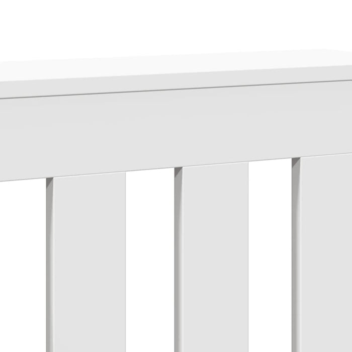 Radiator Cover White 104X20X82 Cm Engineered Wood Npxitp