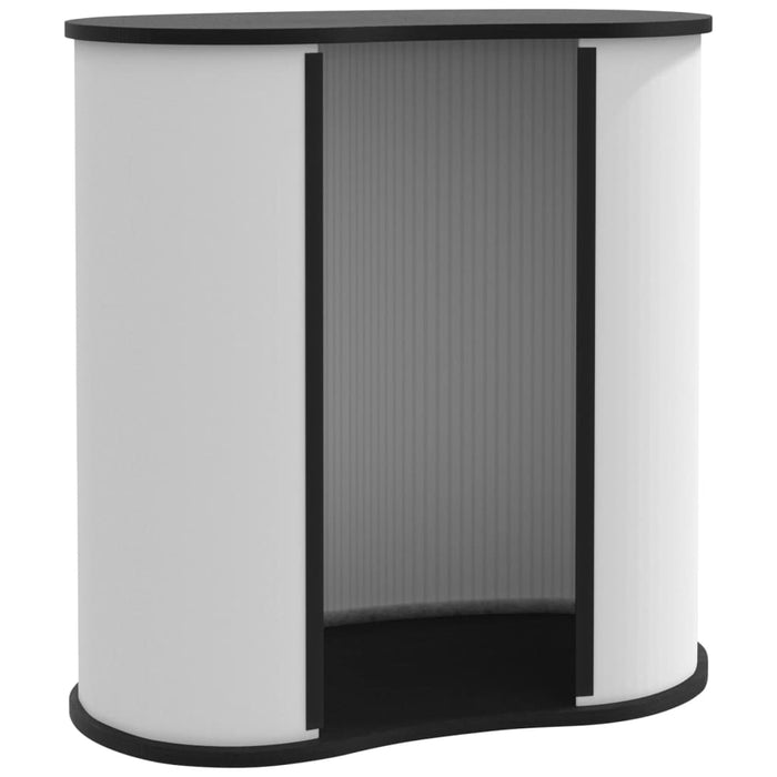 Trade Show Counter Foldable 90X48X93 Cm Engineered Wood Abopika