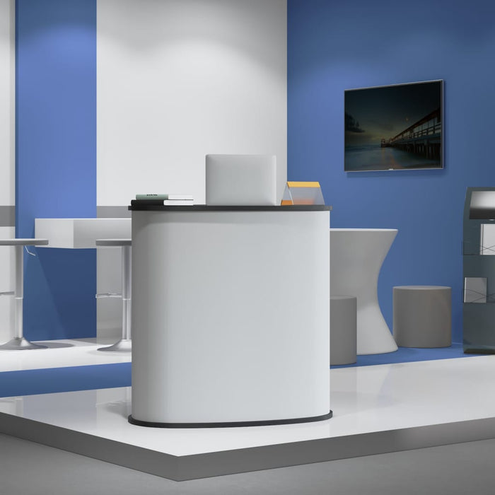 Trade Show Counter Foldable 90X48X93 Cm Engineered Wood Abopika