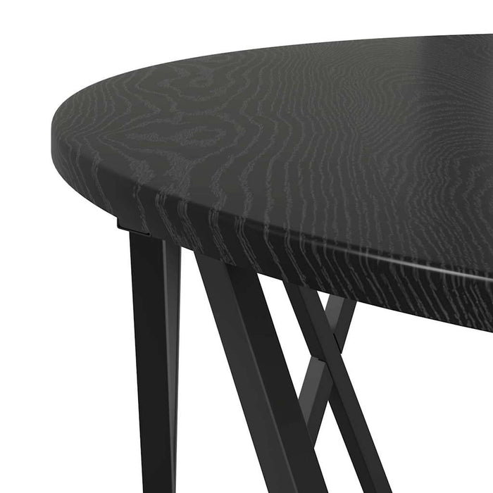 Coffee Table Black Oak 80 X 80 X 42 Cm Nlnxak