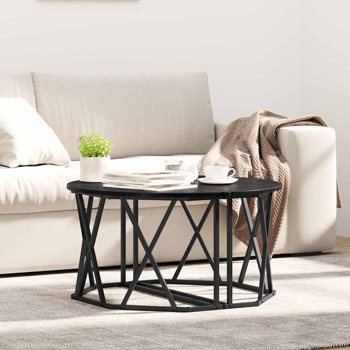 Coffee Table Black Oak 80 X 80 X 42 Cm Nlnxak