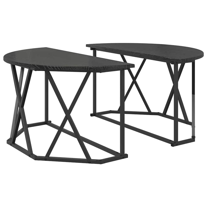 Coffee Table Black Oak 80 X 80 X 42 Cm Nlnxak