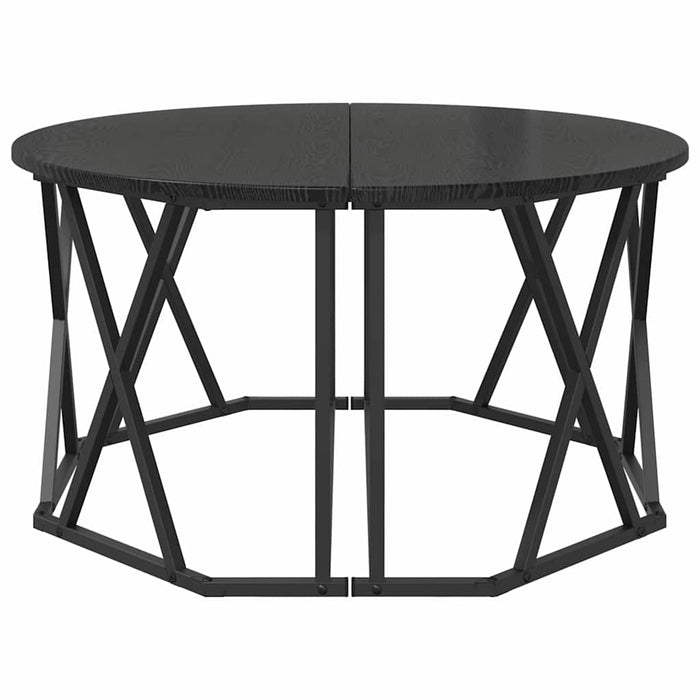 Coffee Table Black Oak 80 X 80 X 42 Cm Nlnxak