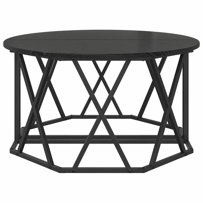 Coffee Table Black Oak 80 X 80 X 42 Cm Nlnxak