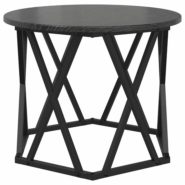 Nesting Side Table 3 Pcs Black Oak 53 X 53 X 40 Cm Nlnxpp