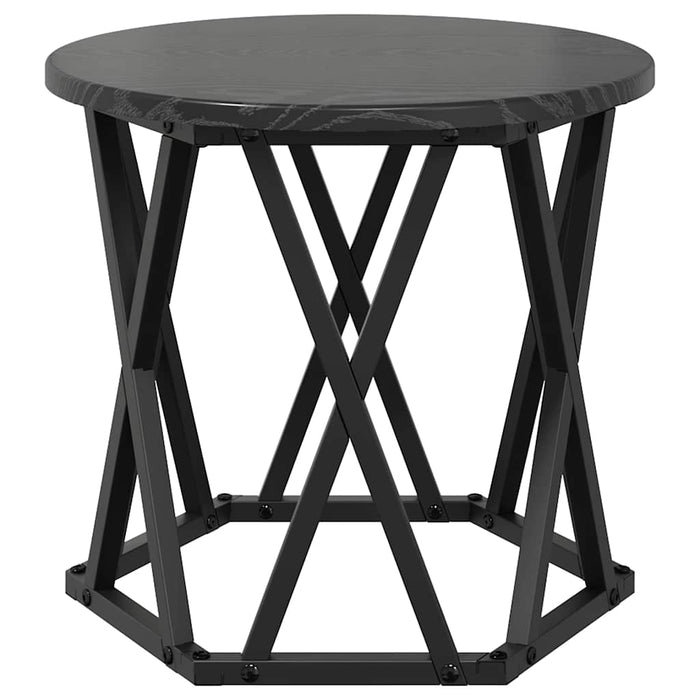 Nesting Side Table 3 Pcs Black Oak 53 X 53 X 40 Cm Nlnxpp