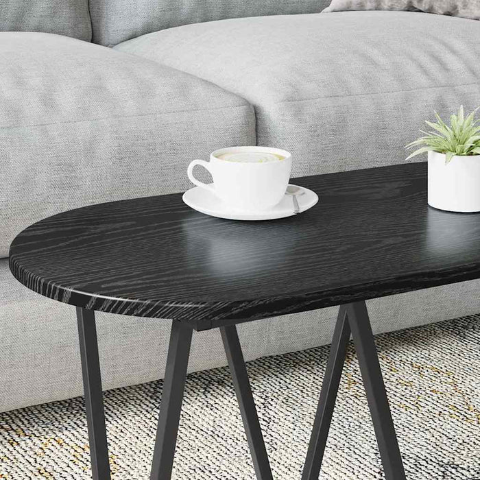 Coffee Table Black Oak 80 X 40 X 40.5 Cm Nlklkb