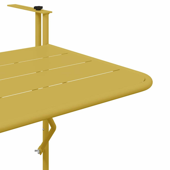 Hanging Balcony Table Gold 60 X 39 X 65 Cm Steel Axbbnbil