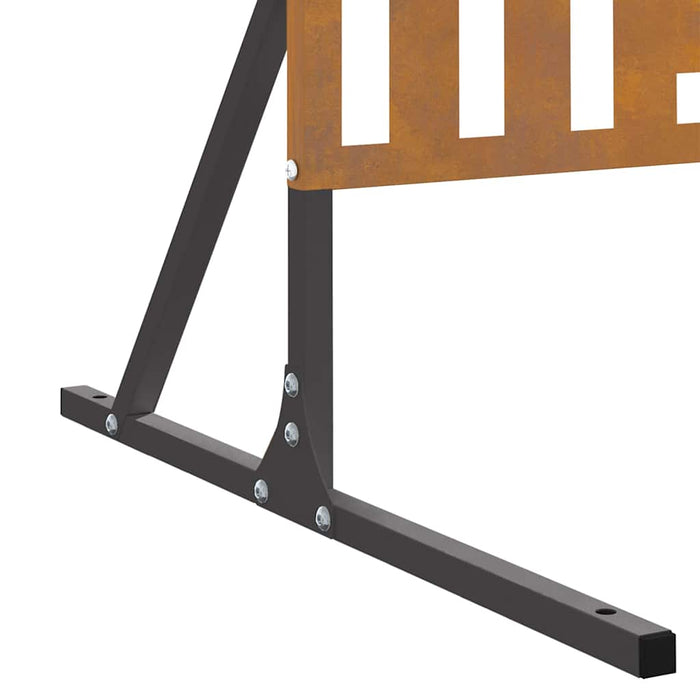 Privacy Screen Grey Steel Nlnppp