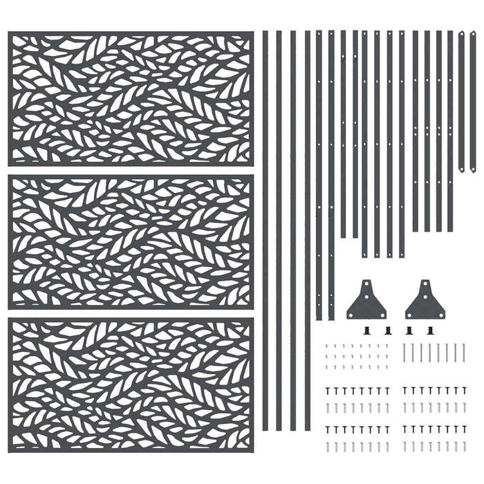 Privacy Screen Anthracite Steel Nlnppn