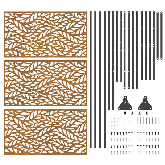 Privacy Screen Grey Steel Nlnplx