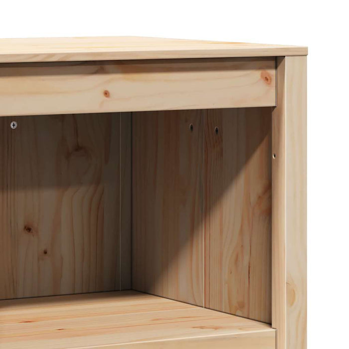 Kitchen Cabinet Brown 55 X 55 X 92 Cm Solid Pine Wood Nlnolp