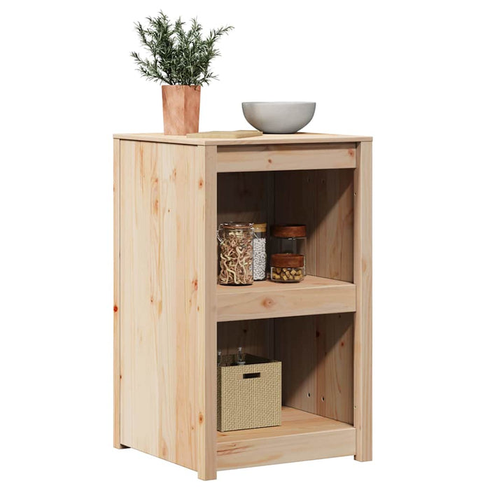 Kitchen Cabinet Brown 55 X 55 X 92 Cm Solid Pine Wood Nlnolp