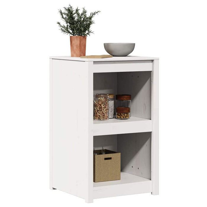 Kitchen Cabinet White 55 X 55 X 92 Cm Solid Pine Wood Nlnoll