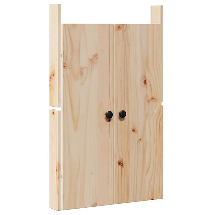 Kitchen Door With Door Brown 50 X 9 X 82 Cm Solid Pine Wood Nlnolk