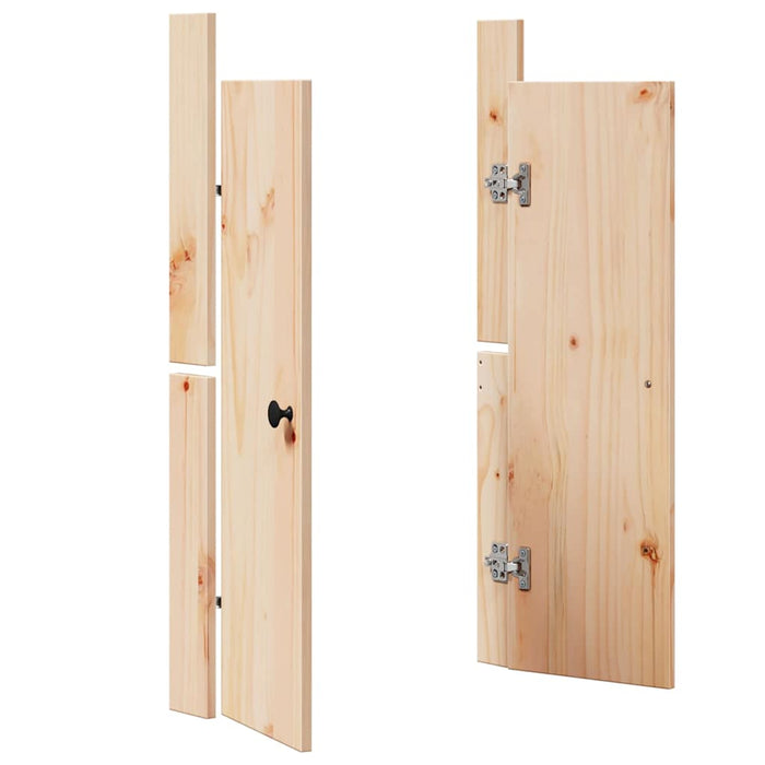 Kitchen Door With Door Brown 50 X 9 X 82 Cm Solid Pine Wood Nlnolk