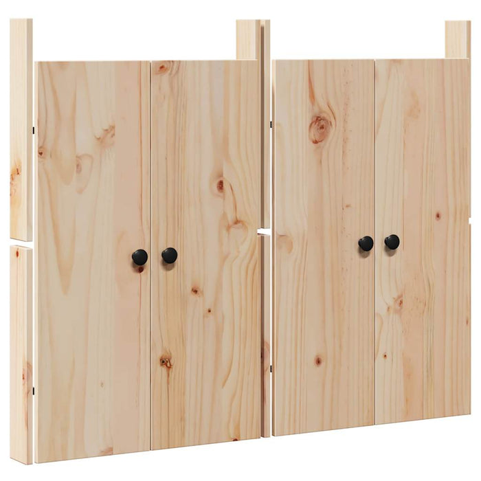 Kitchen Door 2 Pcs Cream 50 X 9 X 82 Cm Solid Pine Wood Nlnoib