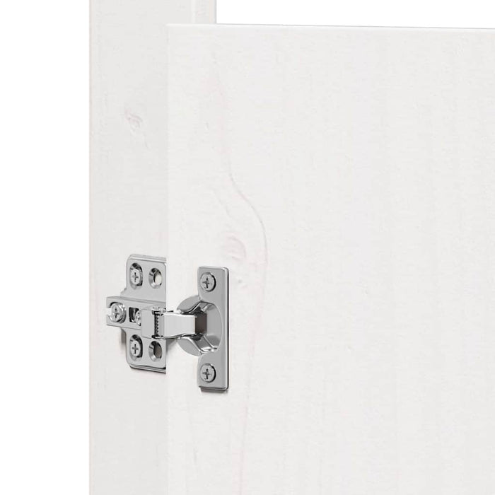 Kitchen Door With Door White 50 X 9 X 82 Cm Solid Pine Wood Nlnoio