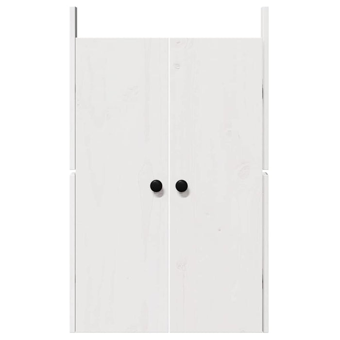Kitchen Door With Door White 50 X 9 X 82 Cm Solid Pine Wood Nlnoio