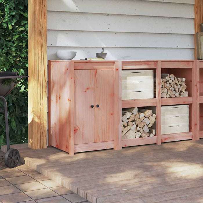 Kitchen Door Brown 50 X 9 X 82 Cm Solid Douglas Fir Wood Nlnoip