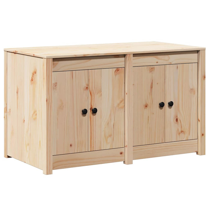 Kitchen Cabinet Brown 106 X 55 X 64 Cm Solid Pine Wood Nlnono
