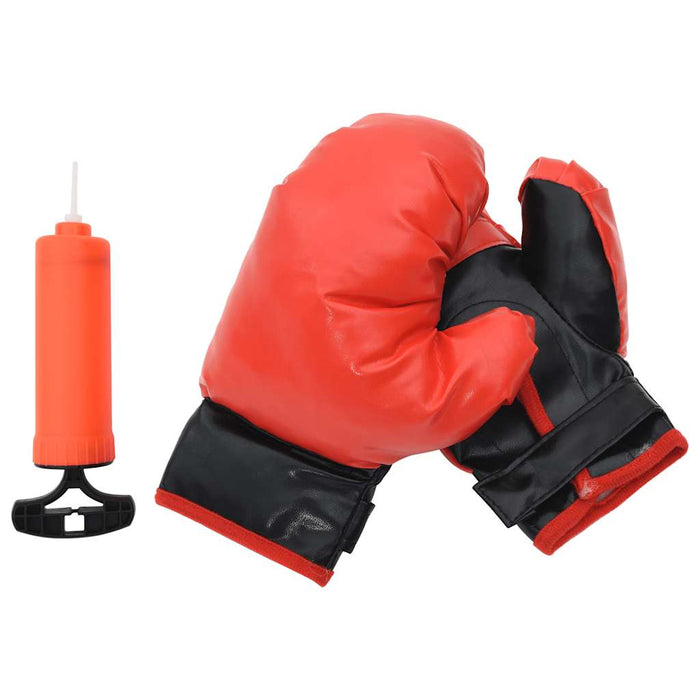 Punching Ball Set With Gloves And Pump Adjustable Height 81-122 Cm Aboltxp