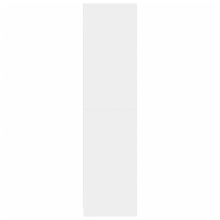 Wardrobe White 100X50X200 Cm Engineered Wood Ttbinbo