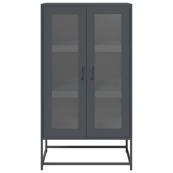 Highboard Anthracite 68X39X123 Cm Steel Npttpn