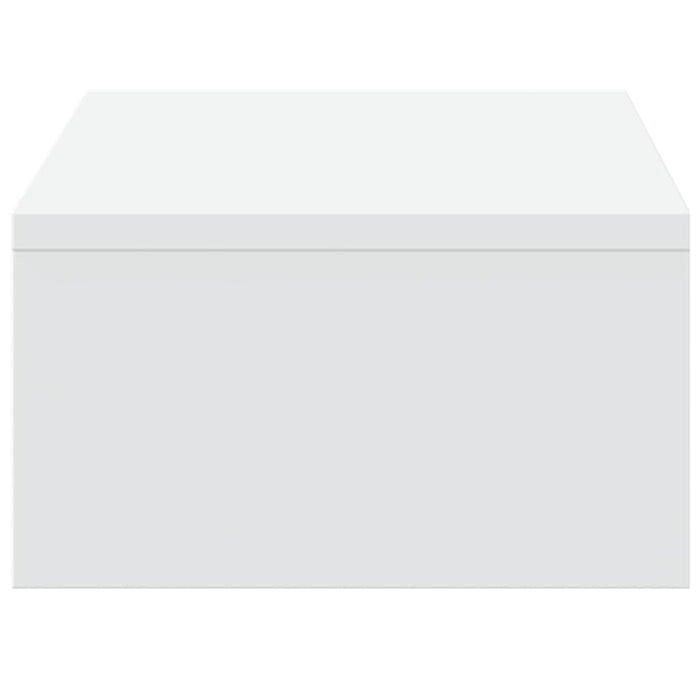 Monitor Stand With Drawers White 50X27X15 Cm Engineered Wood Npallo