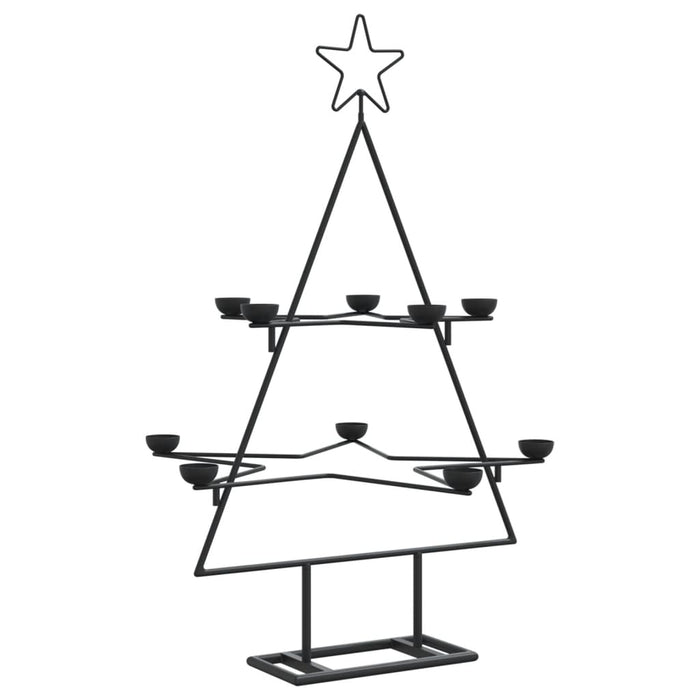 Metal Christmas Tree For Decoration Black 75 Cm Abonklx