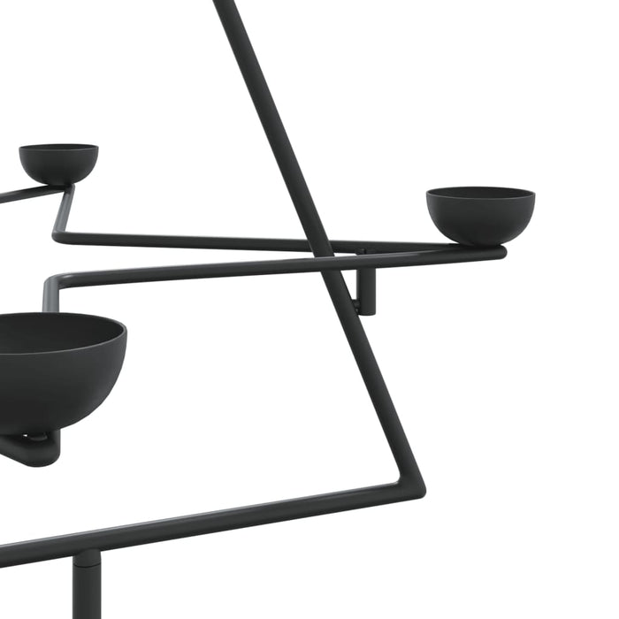 Metal Christmas Tree For Decoration Black 75 Cm Abonklx