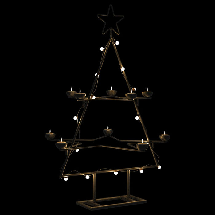 Metal Christmas Tree For Decoration Black 75 Cm Abonklx