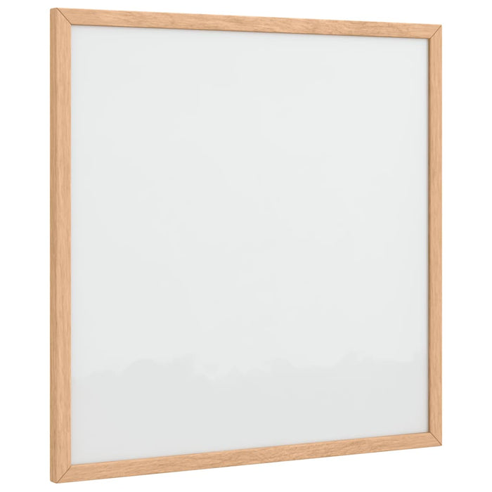 Magnetic Whiteboard With Solid Pine Wood Frame 40X40 Cm Aboiabt