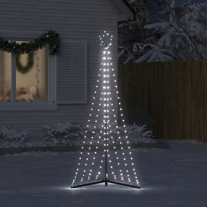 Christmas Tree Light 339 Leds Cold White 187 Cm Abolaxk