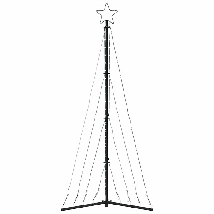 Christmas Tree Light 339 Leds Cold White 187 Cm Abolaxk