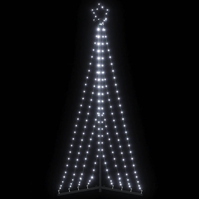 Christmas Tree Light 339 Leds Cold White 187 Cm Abolaxk