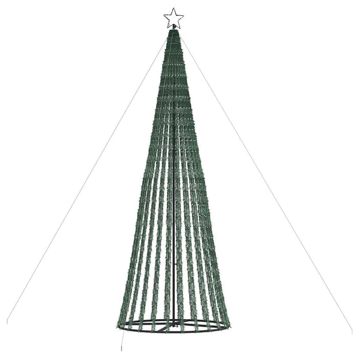 Christmas Tree Light Cone 1028 Leds Cold White 400 Cm Abolala