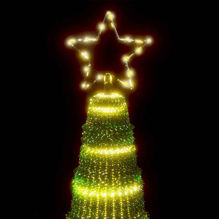 Christmas Tree Light With Spikes 570 Leds Warm White 300 Sm Abolalp