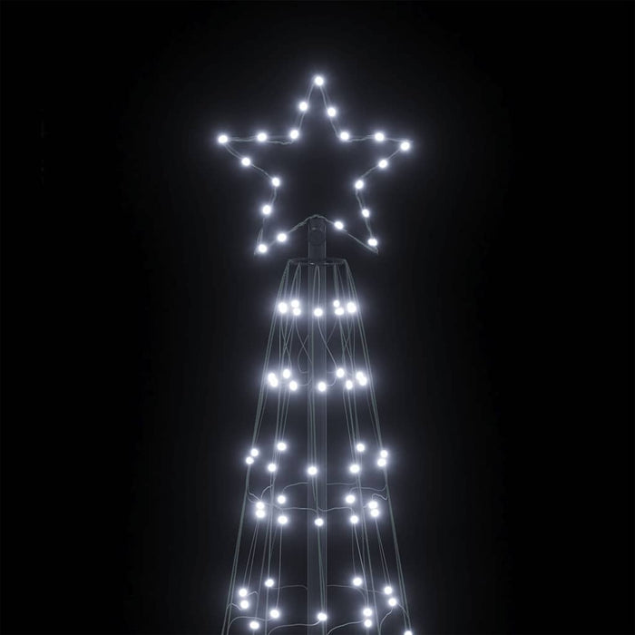 Christmas Tree Light With Spikes 570 Leds Cold White 300 Cm Abolall
