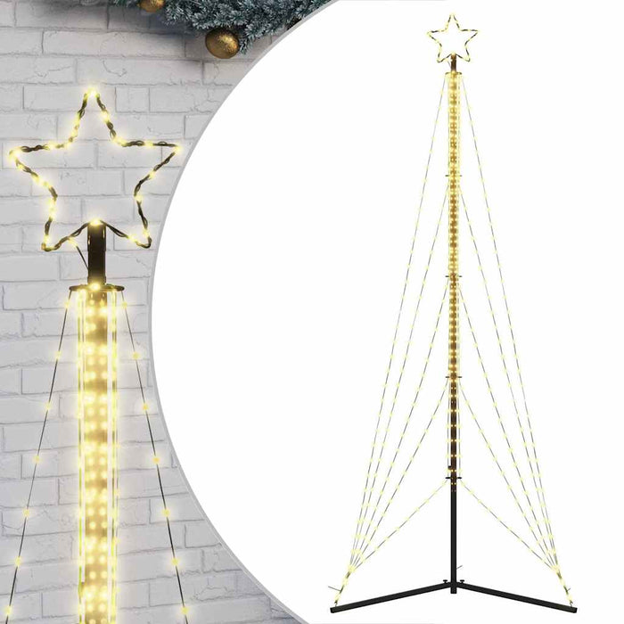 Christmas Tree Light 525 Leds Warm White 302 Cm Abolaio