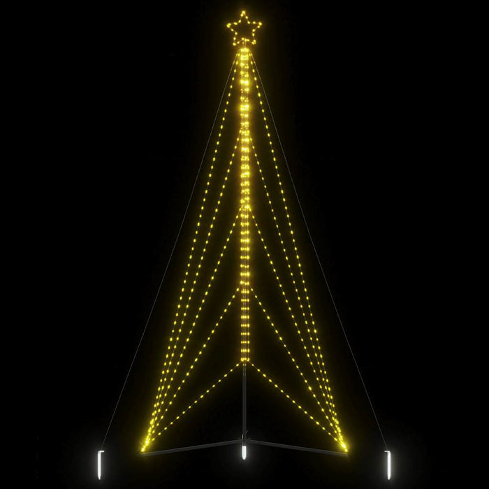 Christmas Tree Light 615 Leds Warm White 404.5 Cm Abolait