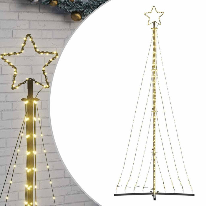 Christmas Tree Light 447 Leds Warm White 240 Cm Abolaii